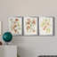«Abstracting Flowers I», ensemble de 3 peintures sur toile encadrées-1771802720-1771802721