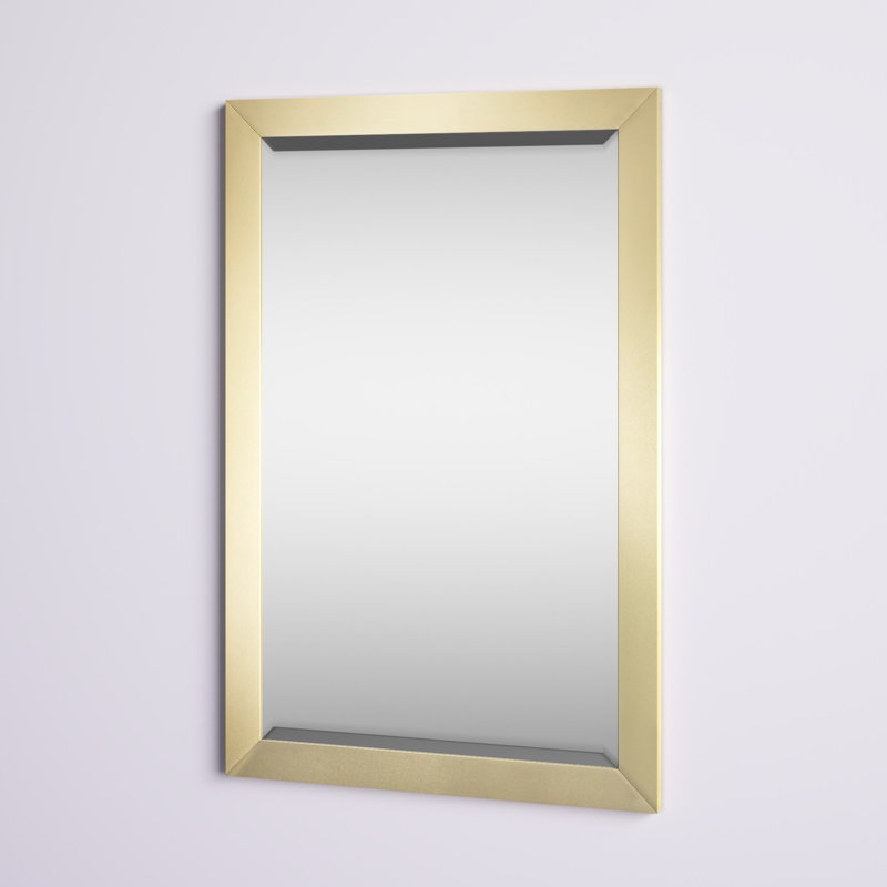 Miroir décoratif biseauté Nia, 35 po x 23 po