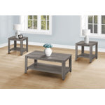 3pcs Modern Coffee Table Set, Farmhouse Coffee Table Living Room Tables for Living Room