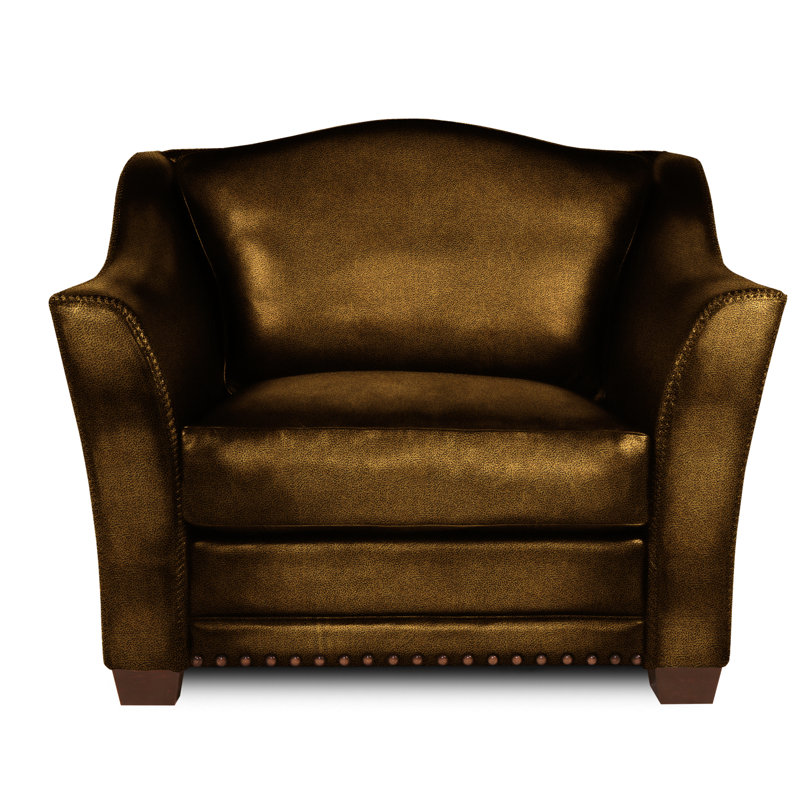 Basilica Leather Chair And A Half, Mustang (Maestro Artisano), Yes, Nutmeg