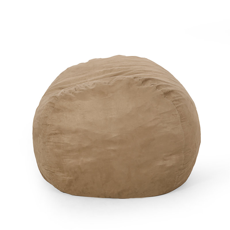 Pouf cylindrique en microfibre 6,5 pieds Potrero