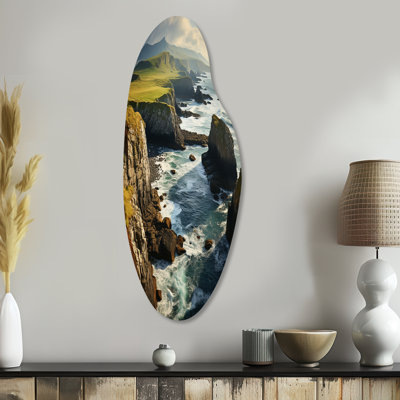 Reveles - Ireland Curved Shape Irregular Metal Wall Decor