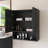 26" Tall Bathroom Wall Mounted Cabinet With Door And Shelve