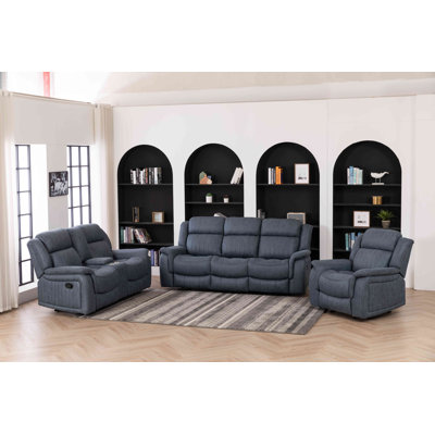 Lezer 3 - Piece Faux Leather Living Room Set by 17 Stories