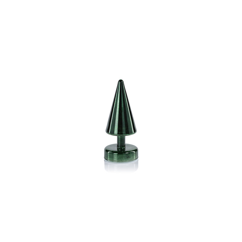 Sparkle Cone LED Trees, Set of 2, Green, 7" H x 3.25" W x 3.25" D