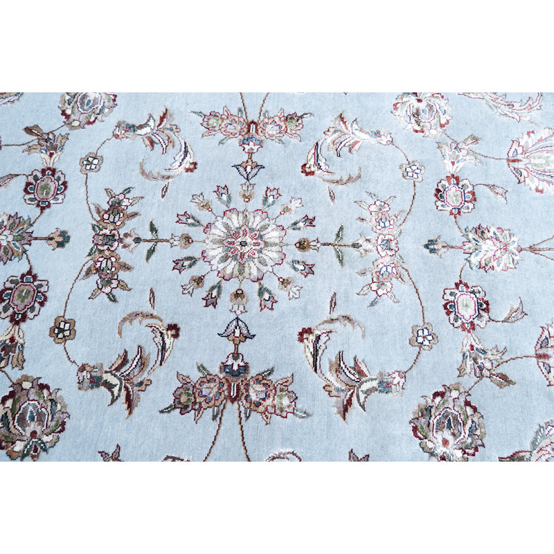 Walton Oriental Area Rug in Light Green/Cream/Beige, Runner 2'8" x 17'11"