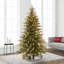 Sapin de Noël artificiel vert avec lumières-1873437487