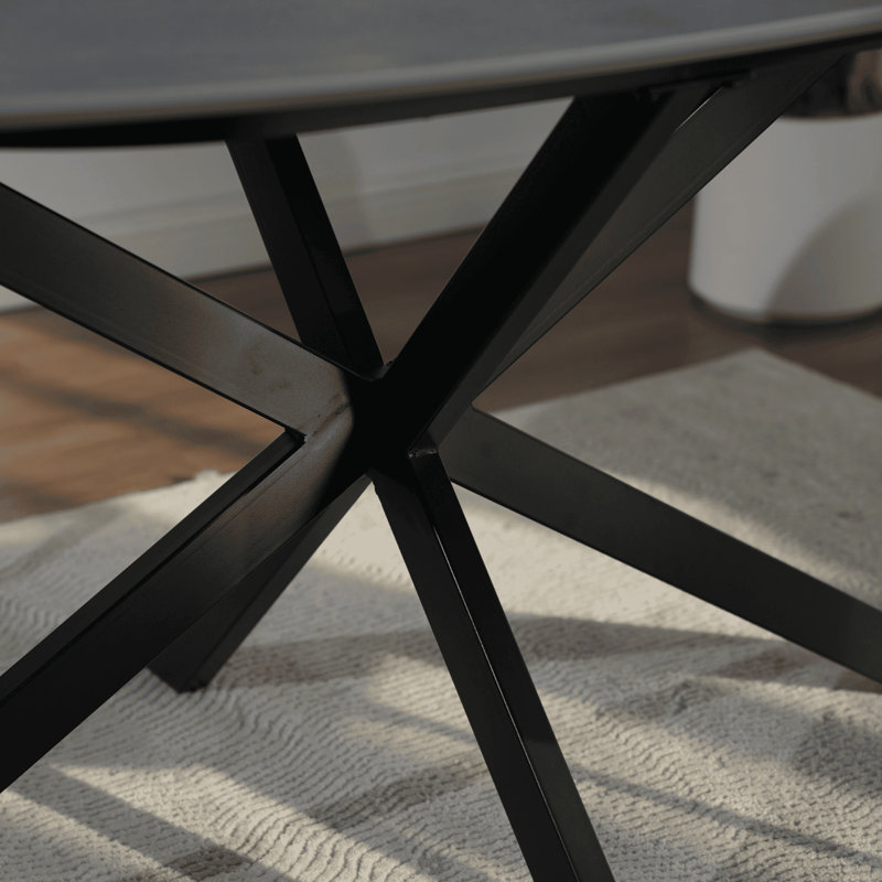 Dining Set, 76cm H x 200cm W x 100cm D