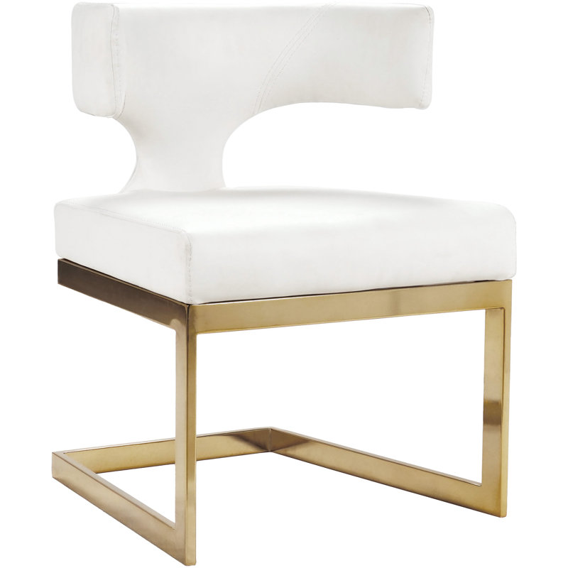 Chaise d'appoint Alexandra, Doré
