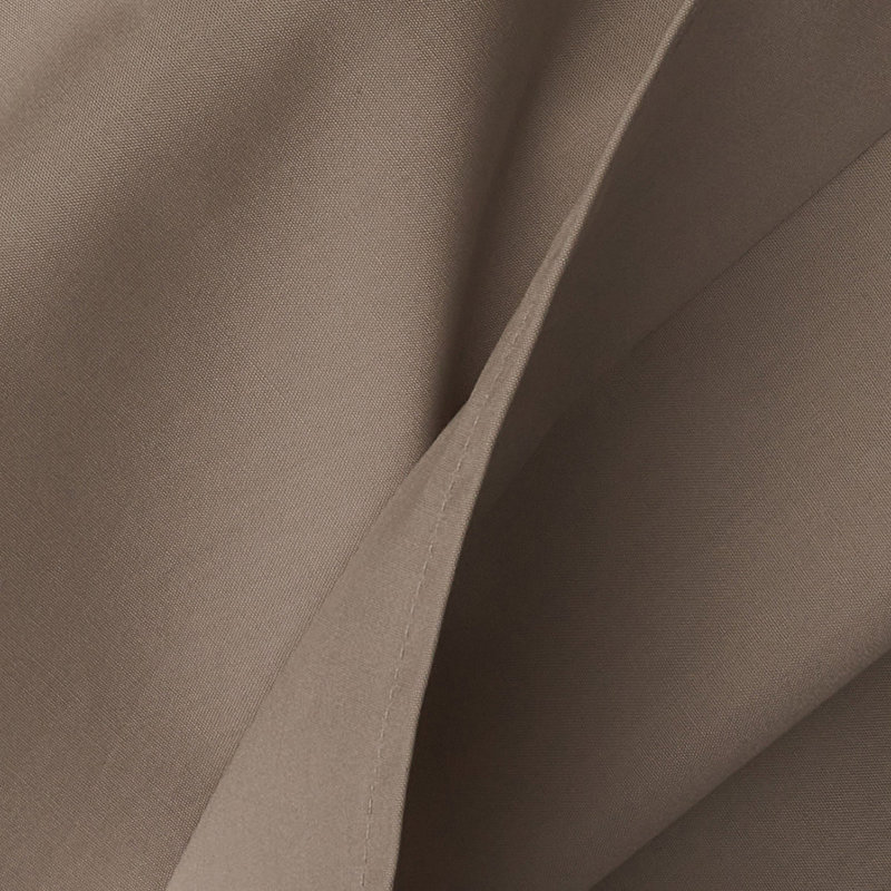 Classic Cotton Percale Flat Sheet, Twin Flat Sheet, Gray