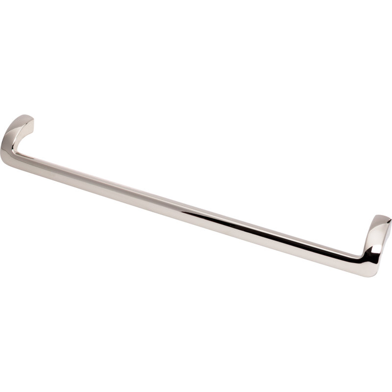 Kentfield Drop Handle, 12" Center to Center, Polished Nickel
