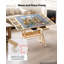 Table de puzzle 2000 pièces avec pieds, roues, 6 tiroirs, housse, 40 x 29 po, cadeau pour maman, planche de bois portable, accessoires de casse-tête en feutre pour adultes, rangement à hauteur réglable