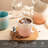 ALOFMO 4 Piece 14 OZ Stoneware Coffee Mugs