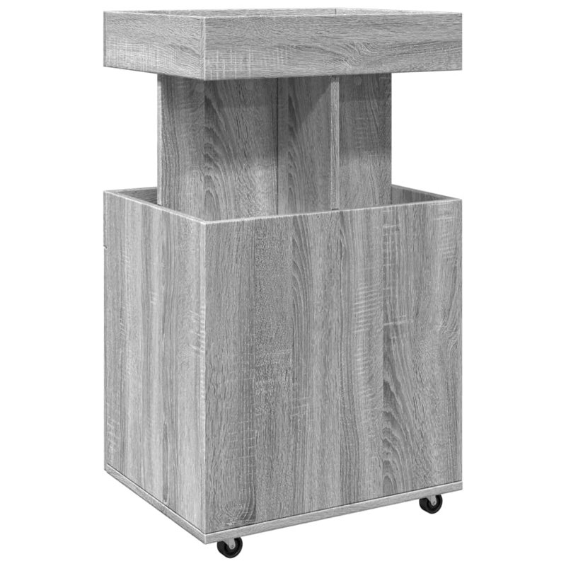 Shuan 50 cm Mini Bar Cabinet, Grey Sonoma