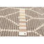 Tapis brun nouvel âge en laine rectangulaire 4 pi 11 po x 8 pi Haileah
