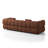 Premier 97" Tufted Upholstered Tuxedo Arm Sofa