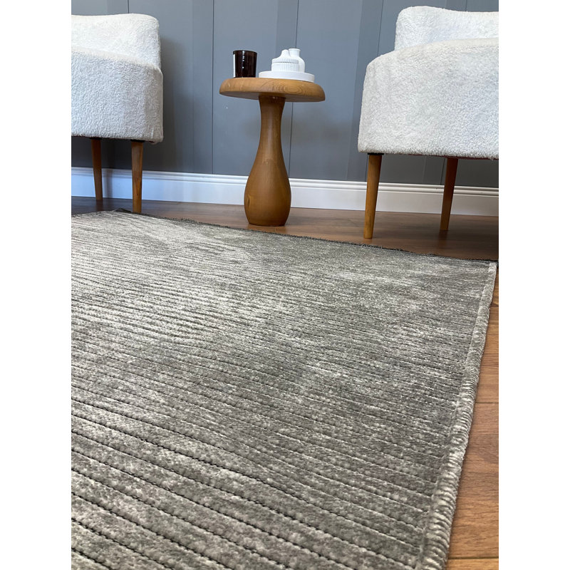 Aundrey Solid Colour Chenille Area Rug, Rectangle 19'2" x 12'6"