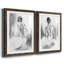 «Soft Silhouette V», ensemble de 2 reproductions sur toile-195628230-265539919-265539916