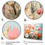 Représentation de cactus beige corail multicolore, reproduction sur toile-306555746-306555751