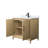 Janna 36" Freestanding Single Bathroom Vanity with Marble Top-108351654