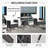 3 Piece Outdoor PE Wicker Conversation Set