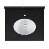 25'' Quartz Single Bathroom Vanity Top with Sink