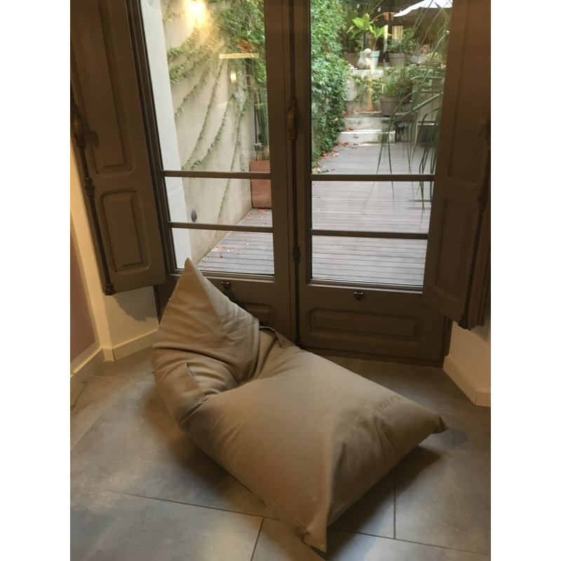 Nuvola Refillable Classic Bean Bag, Taupe