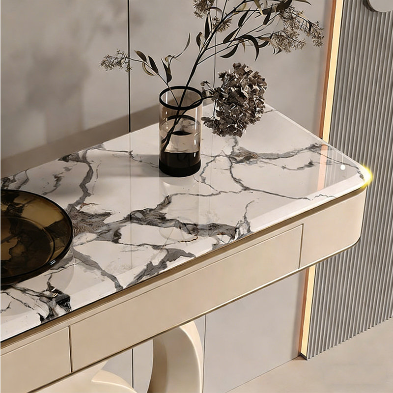 Console en métal de style italien, H 33,4 po x l 55 po x P 13,7 po