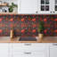 Bellmead 30cm x 30cm PVC Mosaic Tile in Red