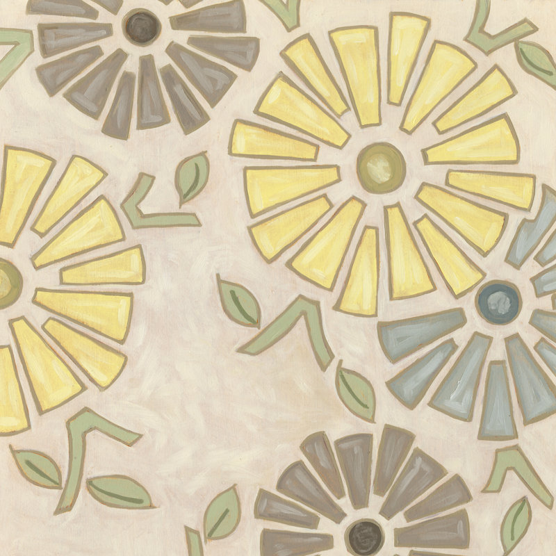 Pastel Pinwheels I by Karen Deans - Wrapped Canvas Print, 30cm H x 30cm W x 3.8cm D