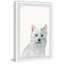 « little white dog » par parvez taj,-cadre photo imprimé sur papier-728813872