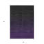 Tapis extérieur lavable abstrait mauve et gris anthracite 5 pi x 8 pi