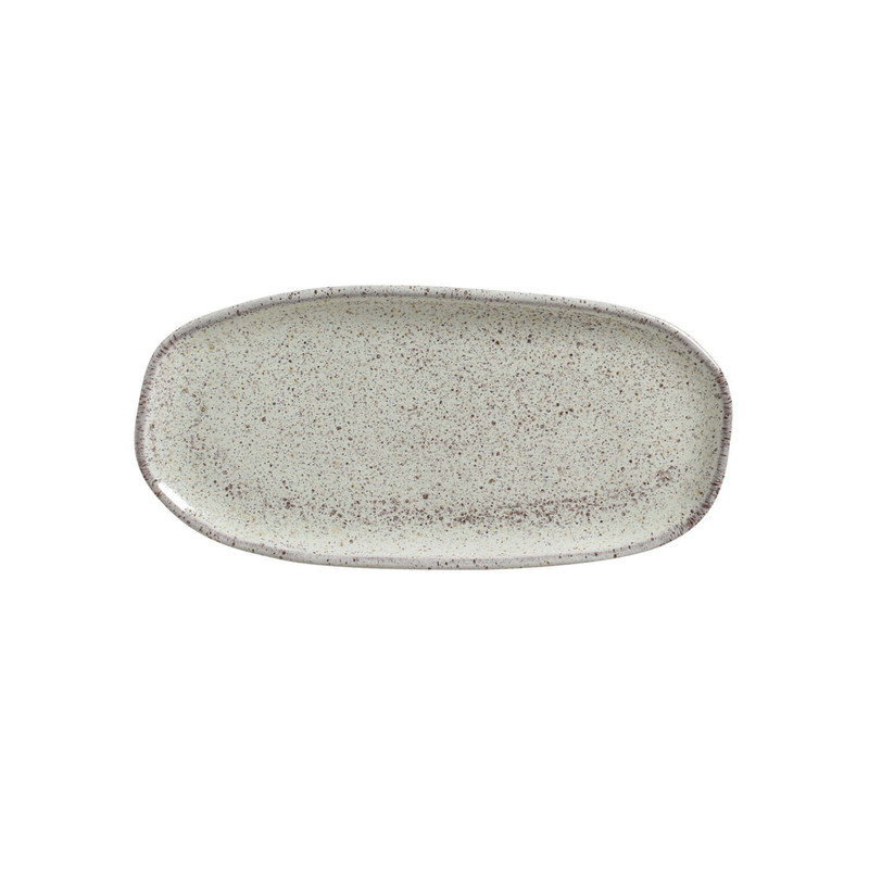 Ensemble de 4 assiettes en grès Pistache, Menthe