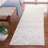Bathsheb Hand Tufted Wool/Cotton with Cotton Backing Geometric Rug in Blue/Ivory-2123714891