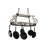 Neo Metal Handcrafted Oval Hanging Pot Rack-124968251