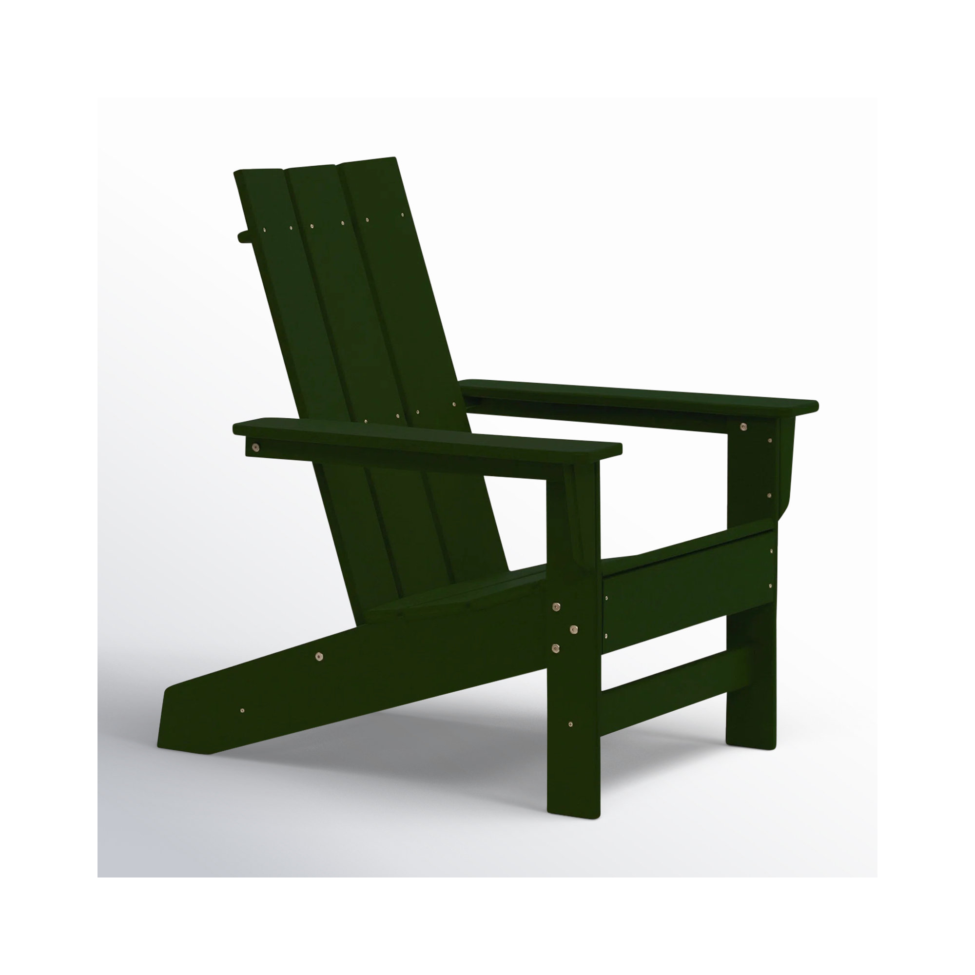 Ratcliff All-Weather HDPE Adirondack Chair, Forest Green