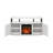 Beitske TV Stand for TVs up to 55" with Fireplace Included-94408371