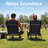  Premium Reclining Beach Chairs - Portable Lay Flat Folding Beach Chair for Adults - Includes Shoulder Backpack Strap, Pillow, 2 Pockets, and Cup Holder - Black-490107683