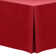Ultimate Textile Fitted Polyester Tablecloth Rectangular Tables