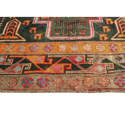 Khylar Distressed Ifrah Charcoal Runner