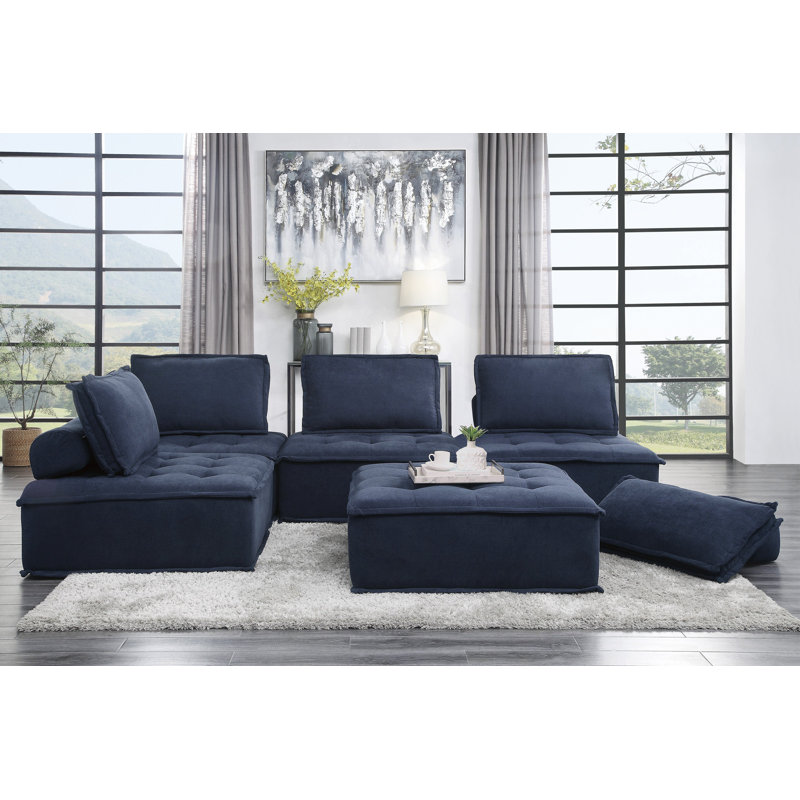 Canapé modulaire en microfibre 41 po