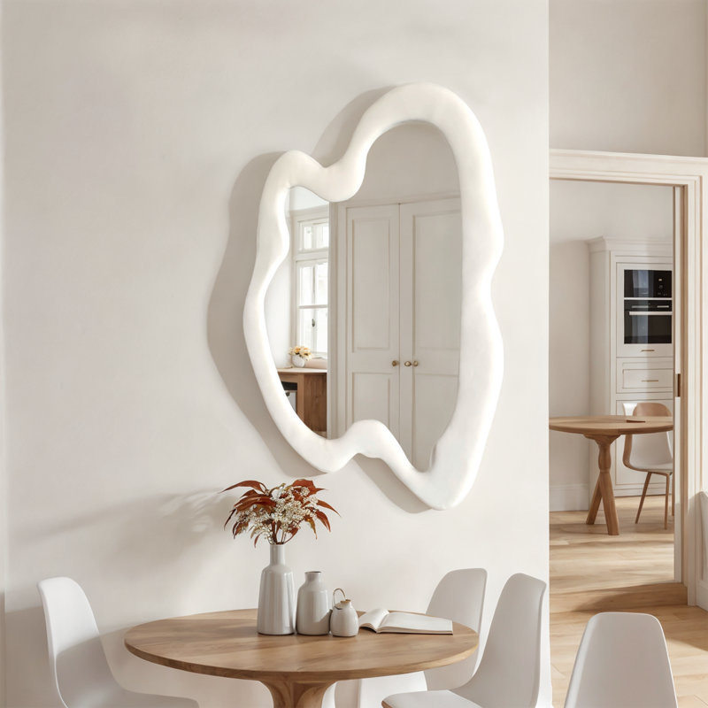 Miroir mural asymétrique