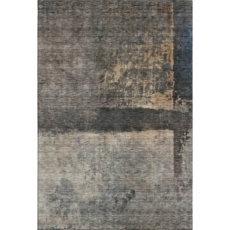 Premium Machine Washable Jessie AMF1208 Abstract Rug, Rectangle 10' x 14'