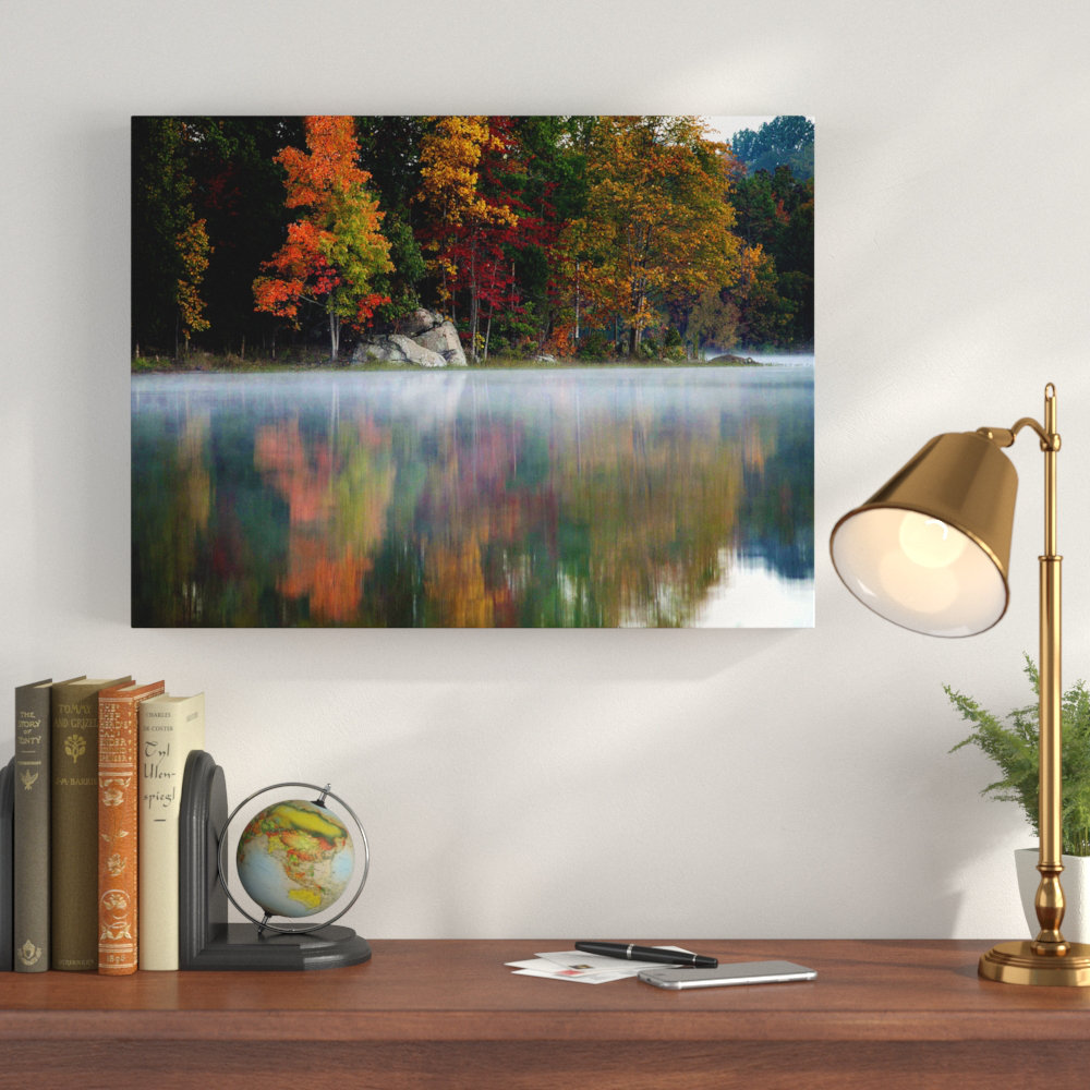 Charlton Home® 'Old Autumn' Photographic Print on Wrapped Canvas ...