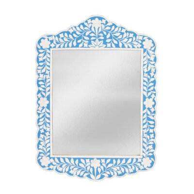 Ren Botanic Bone Inlay Traditional Distressed Accent Mirror -  Birch Lane™, BC5118A963A94CB2A83CE81BD13096BA