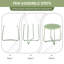 Table d'appoint ronde en acier Green Patio