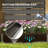 Padegs Raised Garden Bed with Trellis for Climbing Plants & Vines, Grey-22151882-53654844
