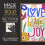 Pop Love Peace Joy, reproduction encadrée - bois massif-1750373681-1750373690