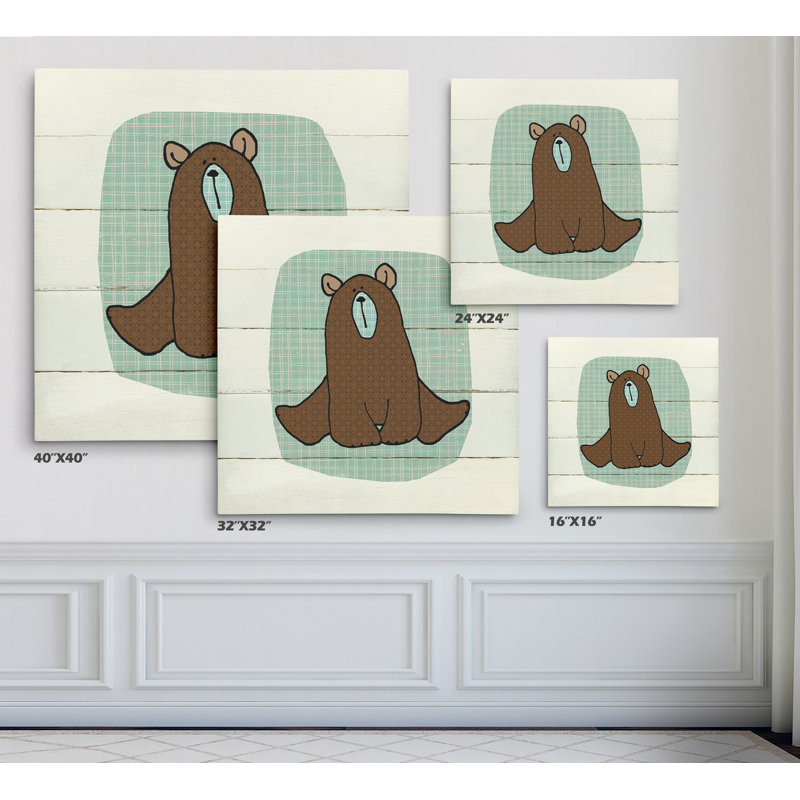 Ours Kopf, Toile tendue, H 24 po x l 24 po x P 1,5 po