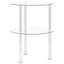 Cavallaro Glass Top End Table